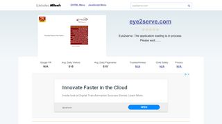 
                            2. Eye2serve.com website. Eye2serve.com.