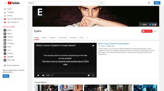 
                            1. EyeEm - YouTube