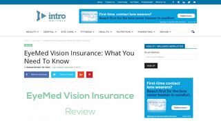 
                            9. EyeMed Vision Insurance: What You Need To Know | IntroWellness