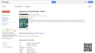 
                            6. Eyewitness Travel Guides - Berlin