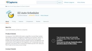 
                            5. EZ Auto Scheduler Reviews and Pricing - 2019 - Capterra