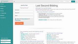 
                            11. EZ sniper : Free ebay auction sniper software. Snipe …