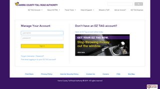 
                            1. EZ TAG Account Login - Harris County Toll Road Authority