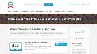 
                            9. ezbuy Coupon and Promo Codes Singapore - May 2019