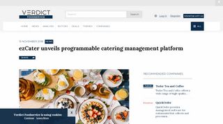 
                            8. ezCater unveils next gen ezManage catering management platform