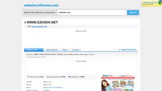 
                            9. ezhishi.net at Website Informer. Visit Ezhishi.