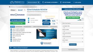 
                            7. EZnet Scheduler Reviews: Overview, Pricing and Features