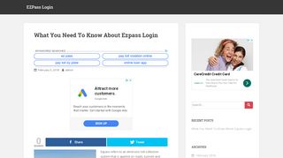 
                            5. EZPass Login - Online access to your E-ZPass account