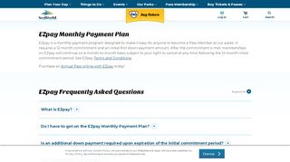 
                            3. EZpay Monthly Payment Plan | SeaWorld San Diego