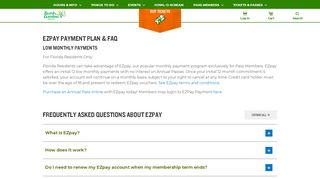 
                            5. EZpay Payment Plan - FAQ and Login | Busch Gardens Tampa Bay