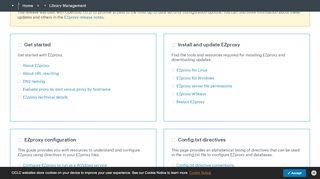 
                            1. EZproxy - OCLC Support