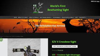 
                            9. EZV X Crossbow Sight | EZ V Sight