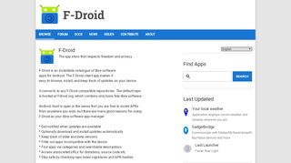 
                            2. F-Droid - Free and Open Source Android App Repository - F-Droid