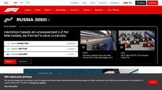 
                            2. F1.com: The official home of Formula 1®