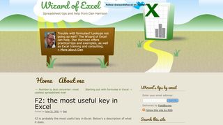 
                            8. F2: the most useful key in Excel | Wizard of Excel