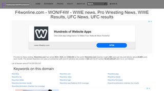 
                            5. F4wonline.com - WON/F4W - WWE news, Pro Wrestling News ...