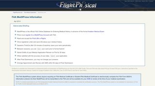 
                            5. FAA MedXPress Information - FlightPhysical.com