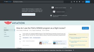 
                            1. faa regulations - How do I use the FAA's WINGS program as ...