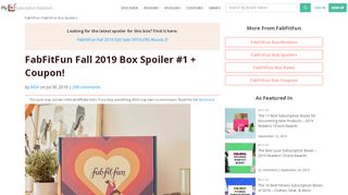 
                            9. FabFitFun Fall 2019 Box Spoiler #1 + Coupon! | MSA