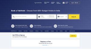 
                            1. FabHotels: India's Best Budget Hotels | Online Hotel Booking