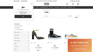 
                            9. Fabi Women - shop online shoes, heels, wedges and ... - YOOX