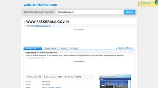 
                            4. fabkerala.gov.in at WI. Department of Factories and Boilers