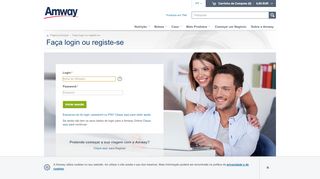 
                            6. Faça login ou registe-se | Amway