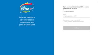 
                            4. Faça seu cadastro e aproveite todas as ... - Clube Extra