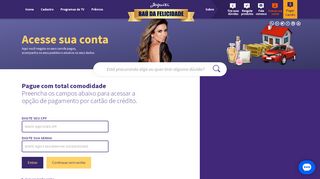 
                            4. Faça seu Login - Acesse sua conta - Jequiti | Baú da Felicidade