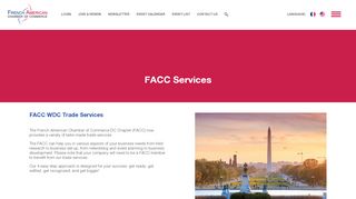 
                            8. FACC WDC Trade Services | FACC Washington D.C. Chapter