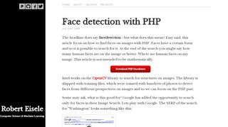 
                            8. Face detection with PHP • Open Source is …