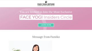
                            2. Face Yogi Insiders Club - Face Yoga Method