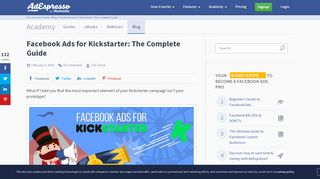 
                            9. Facebook Ads for Kickstarter: The Complete Guide