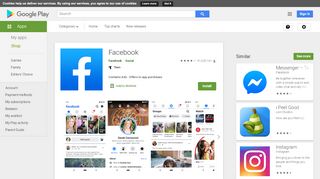 
                            8. Facebook – Apps no Google Play