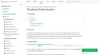 
                            3. Facebook Authentication — MongoDB Stitch