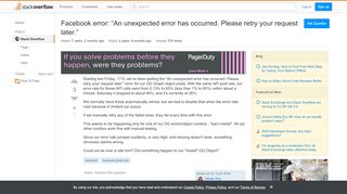 
                            9. Facebook error: 