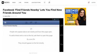 
                            9. Facebook 'Find Friends Nearby' Lets You Find New Friends Around ...