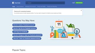 
                            1. Facebook Help Center | Facebook