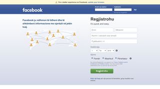 
                            5. Facebook - Hyr ose Regjistrohu