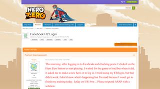 
                            7. Facebook HZ Login - Questions & Problems - Hero Zero - Forum