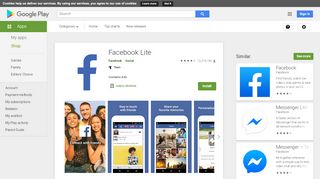 
                            9. Facebook Lite - Google Play 應用程式
