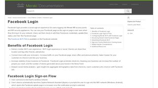 
                            7. Facebook Login - Cisco Meraki