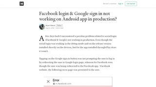 
                            9. Facebook login & Google sign in not working on Android app ...
