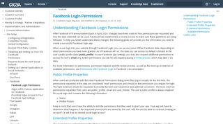 
                            11. Facebook Login Permissions - Developers Guide