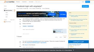 
                            8. Facebook login with angularjs? - Stack Overflow