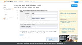 
                            3. Facebook login with multiple domains - Stack …