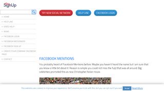 
                            7. Facebook Mentions - Your Facebook Help