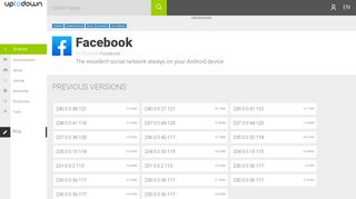 
                            3. Facebook old versions - Android