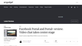 
                            8. Facebook Portal and Portal+ review: Video chat takes center stage