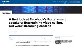 
                            8. Facebook Portal first impressions - CNBC.com